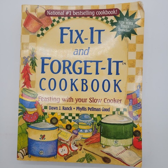 Fix It &‎ Forget It Crockpot-Slowcooker Cookbook 2000 - Picture 1 of 8